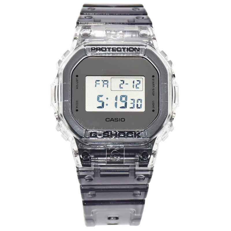 卡西欧gshock透明时尚手表dw5600sk1ga110cr7a400sk1a4日韩腕表