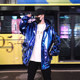 Silver bright hip hop jacket male INS national tide personality hooded HIPHOP handsome jacket trend network red hanging Silver bright hip hop jacket male INS national tide personality hooded HIPHOP handsome jacket trend network red hanging