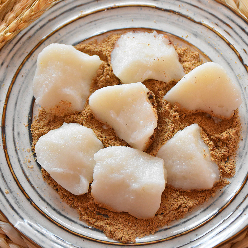 打糕糯米正宗朝鲜族手工黄豆米糕粘糕打滚豆粉年糕