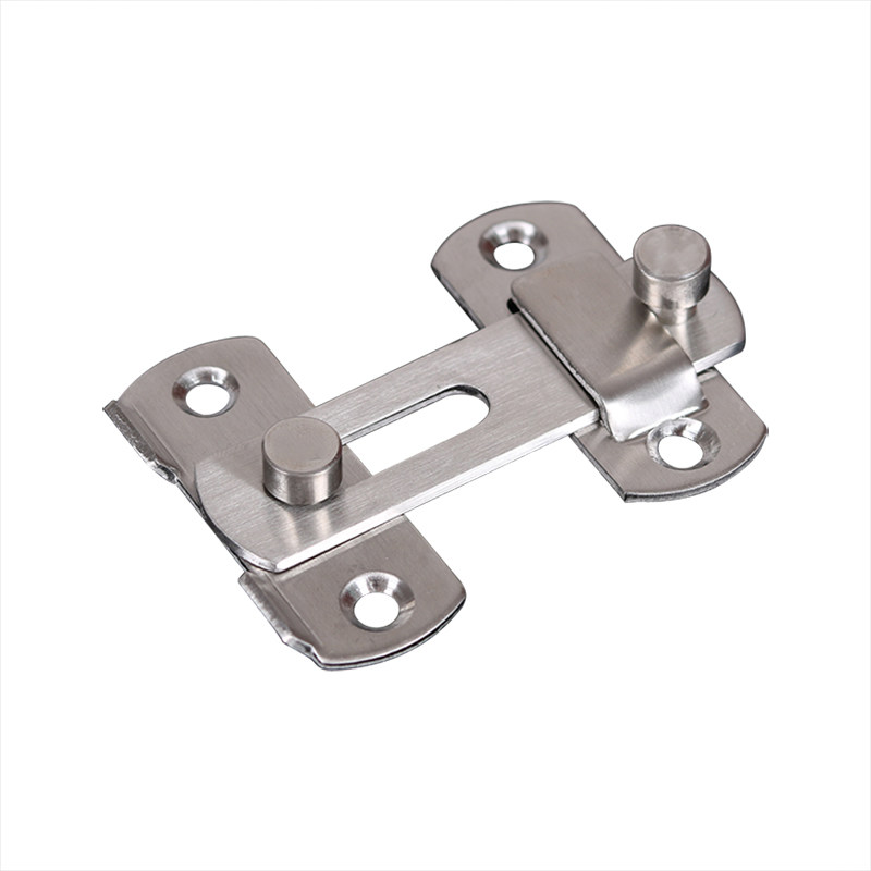 明装不锈钢门扣移门搭扣门插销门栓双开门扣安全扣防盗门扣木门扣