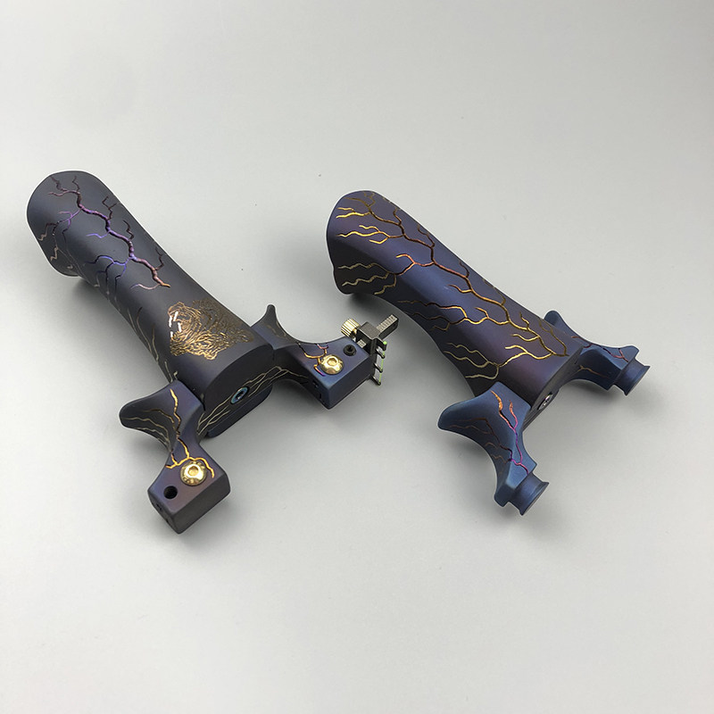 奇策x1夹片弹弓钛合金快压免绑户外精准大威飞镖