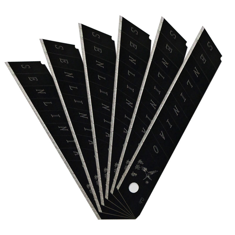 通用普通大号墙纸壁纸裁纸刀 美工刀刀片 黑刃 加厚工业 sk5 18mm