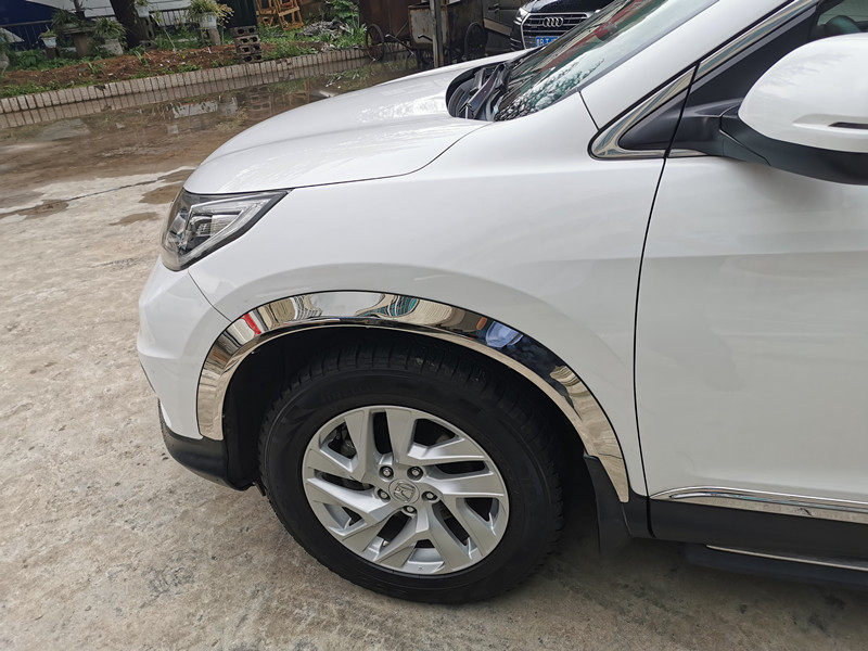 crv适用于1116款不锈钢轮眉防擦车轮毂轮弧饰条亮条装饰性轮眉