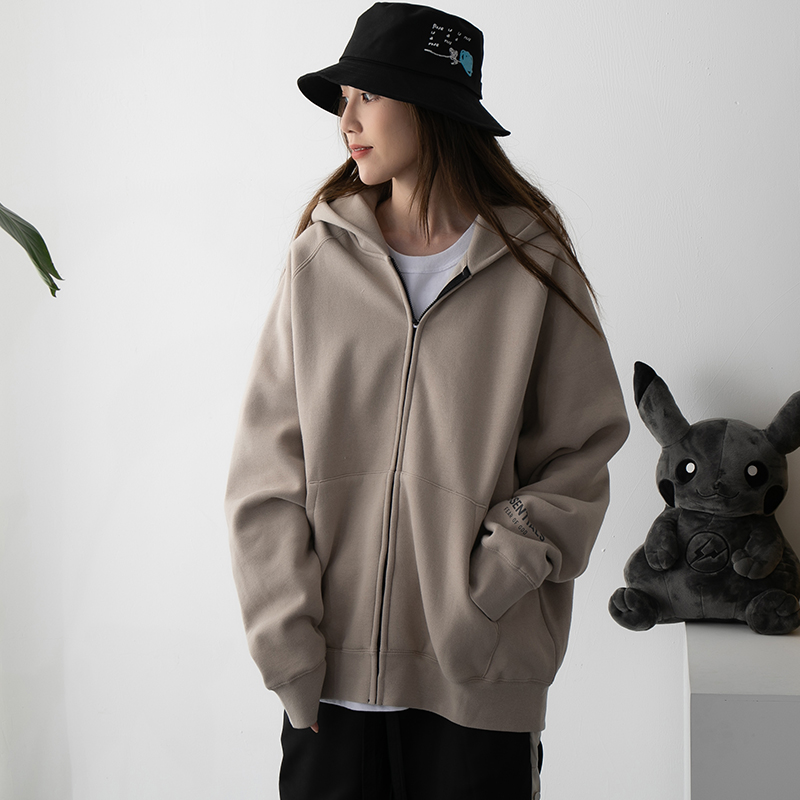 正品级essentials卫衣拉链外套开衫男女2022春夏新款情侣宽松潮流