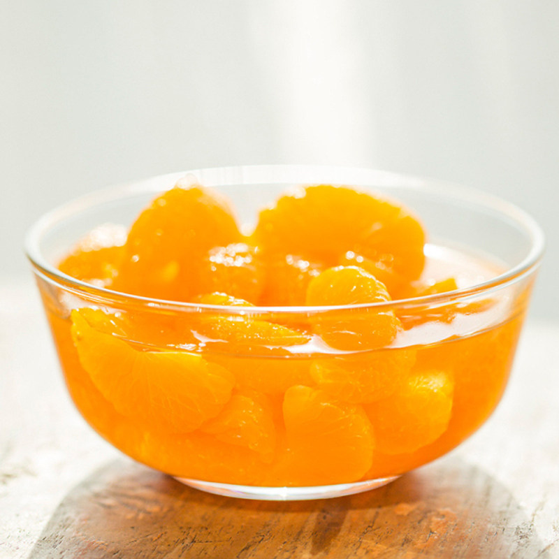 茹果橘子罐头糖水桔片玻璃蜜桔冰糖水果整箱水果罐头