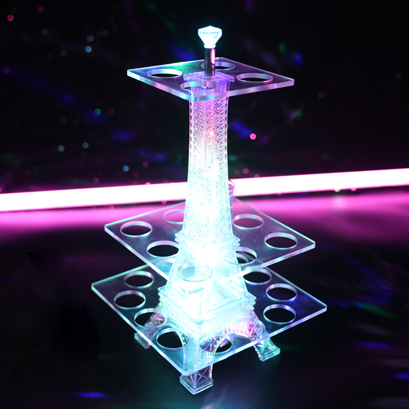 杯架巴黎铁塔酒吧夜场发光led鸡尾鸡尾酒酒杯酒架