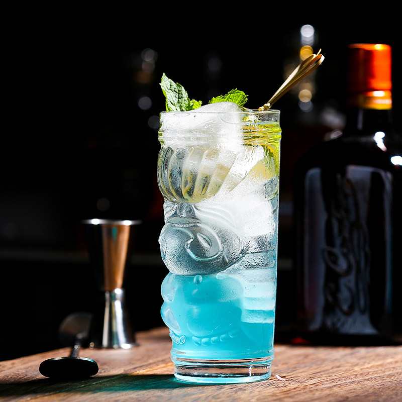 夏威夷tikimug提基杯鸡尾鸡尾酒酒杯鬼脸果汁冷饮异形