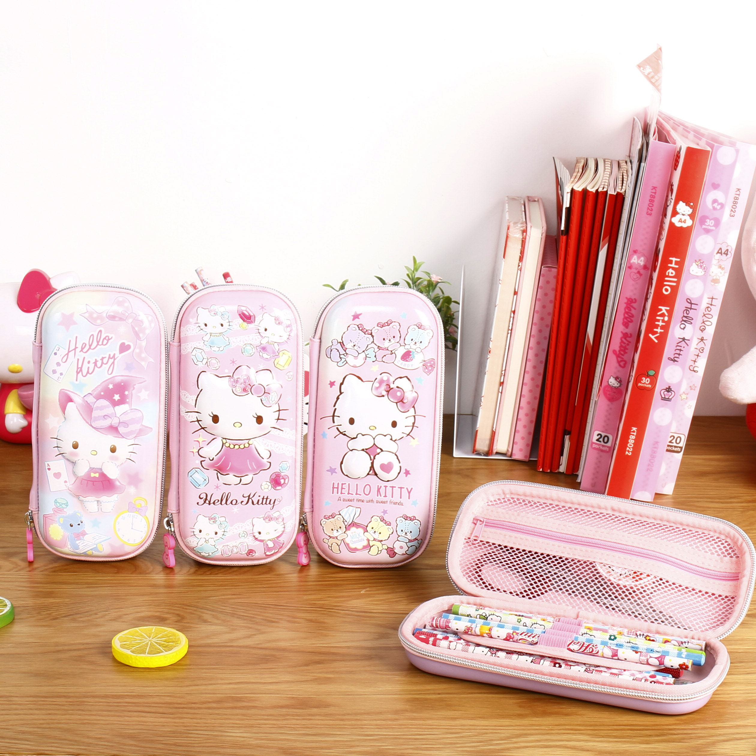 hellokitty猫女童文具盒公主儿童笔袋小学生铅笔盒女孩萌萌可爱kt