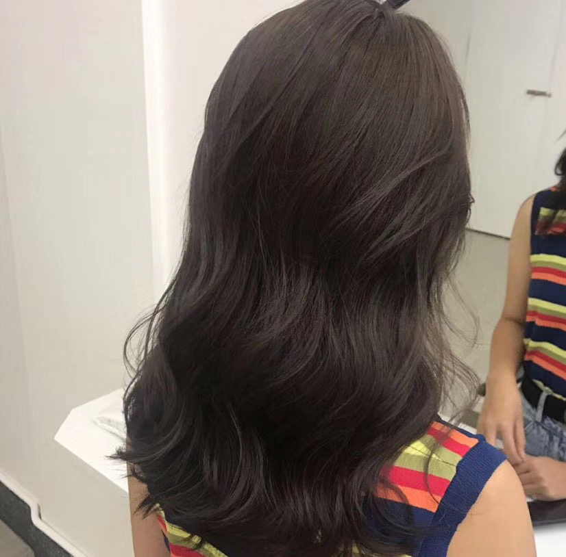 黑茶色染发剂2020流行色网红米棕色蜂蜜棕植物天然学生自己在家染