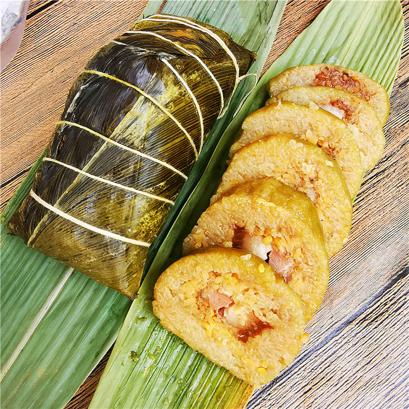 肉粽广西桂林枕头粽大鲜肉年粽手工农家绿豆粽子