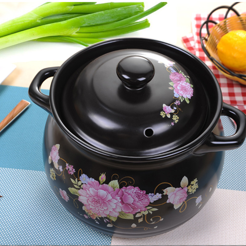 砂锅炖锅家用燃气汤煲小沙锅煲汤汤锅耐高温明火砂锅