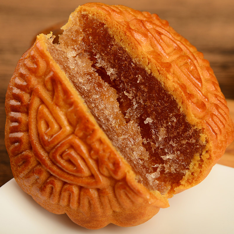 月饼红塔中秋节广式水果散装水蜜桃100g传统糕点月饼