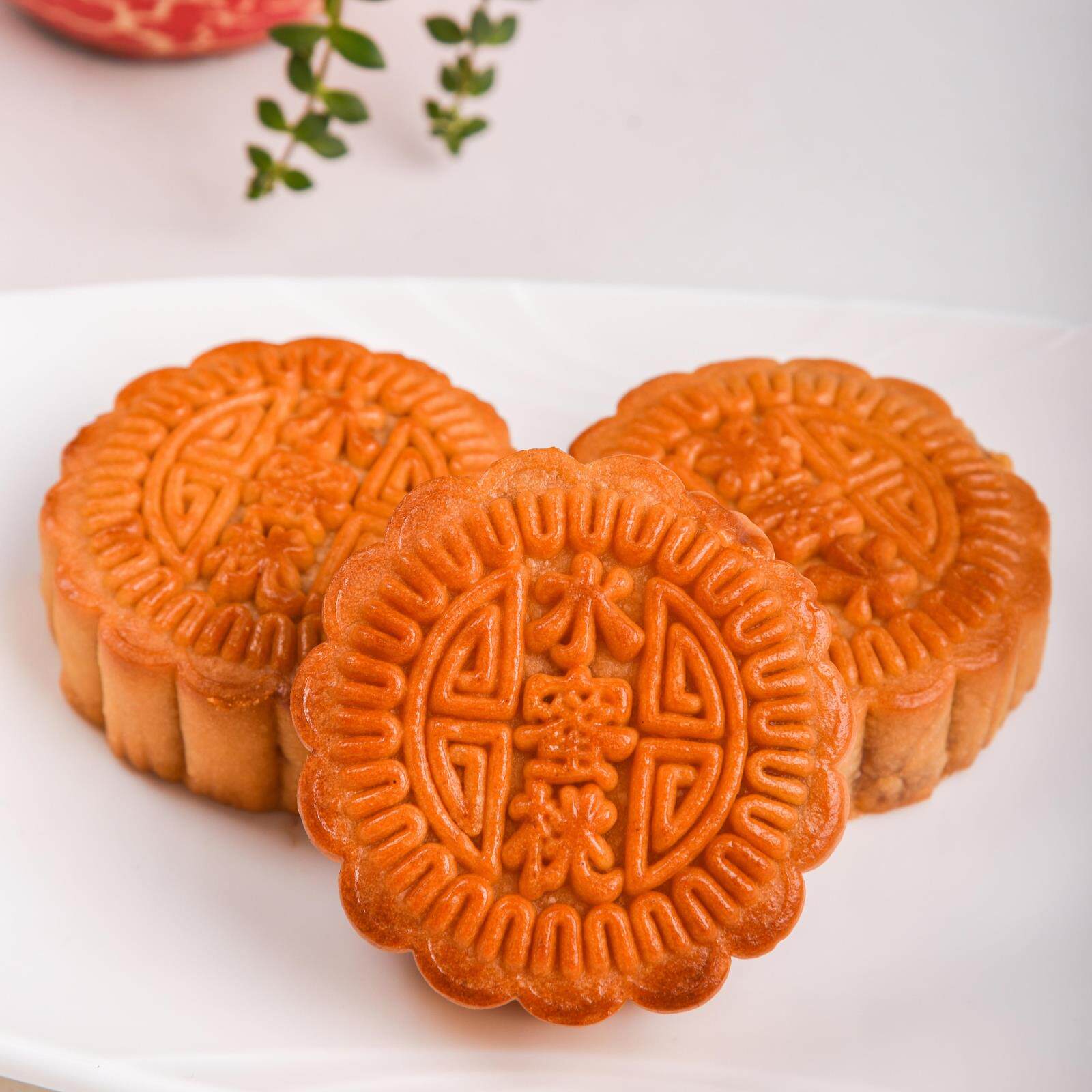 月饼红塔中秋节广式水果散装水蜜桃100g传统糕点月饼