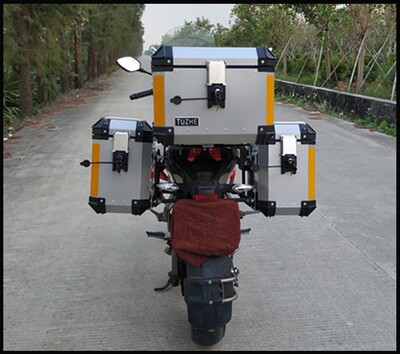 新款幻影150边箱 wh150-5侧箱 rr150尾箱后备通用国四铝合金边箱