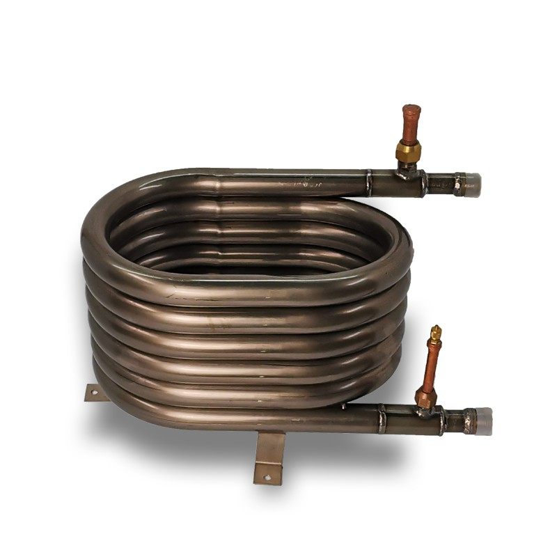 弘牌2-25p海水套管换热器空气热交换器冷凝器热泵配件空调配件