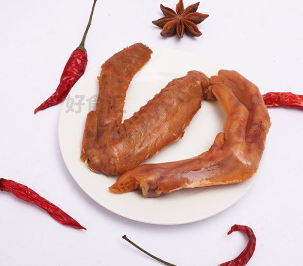 鸭子飞了龙岩泡鸭爪鸭翅泡椒鸭掌酱卤鸭肉零食泡鸭翅一份20个包邮