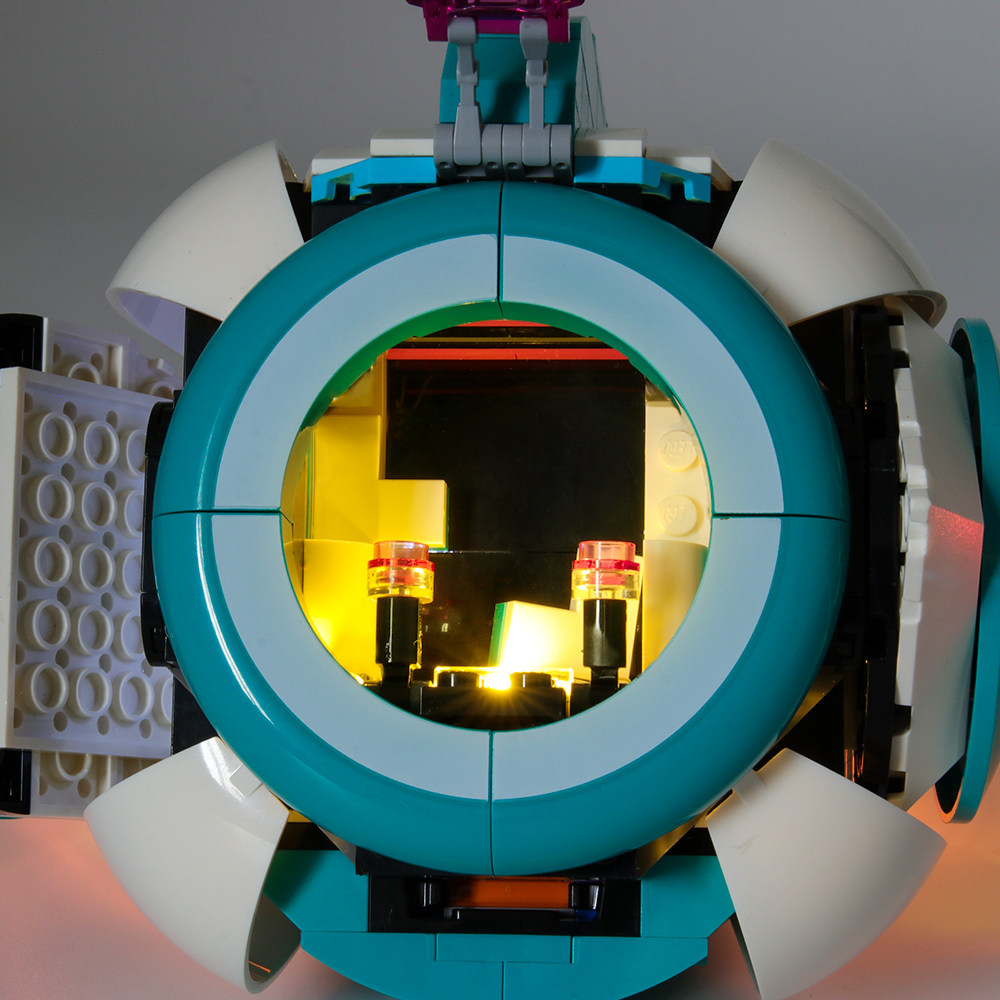 yeabricks适用乐高70830美梅亨的西斯塔太空船led灯饰塑料积木