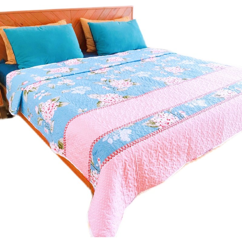 床盖衍缝夹棉床单榻榻米三件件套炕盖单可机洗薄款床垫