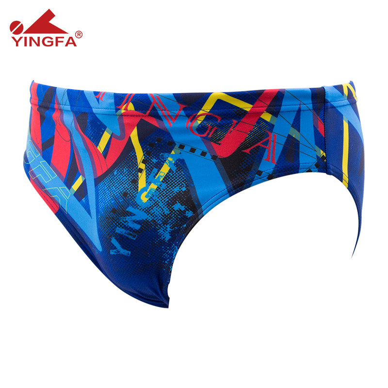 英发新款训练男士三角运动高弹舒适时尚竞技游泳裤