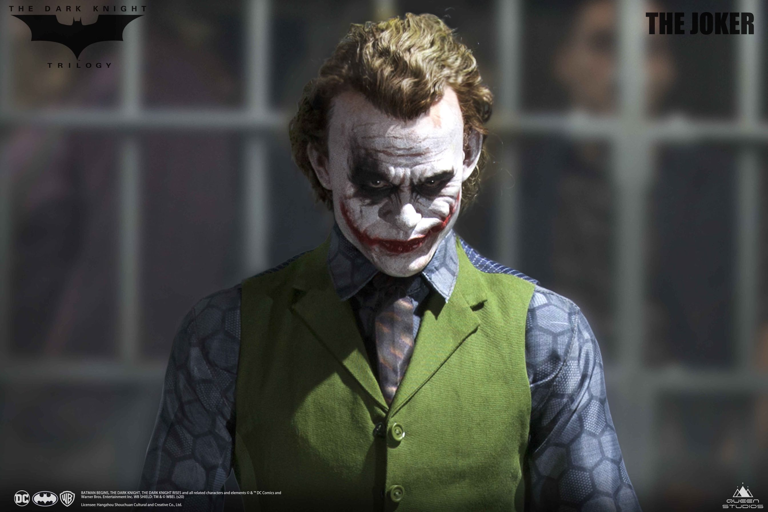 queenstudio qs dc 小丑 希斯莱杰 1:3 dc joker 雕像 限量