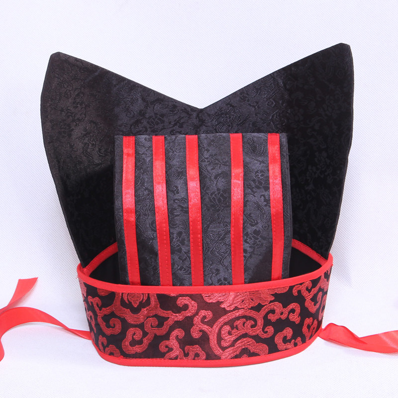 古代汉服冠帽五梁冠爵弁冕官员祭祀大典配饰帽子