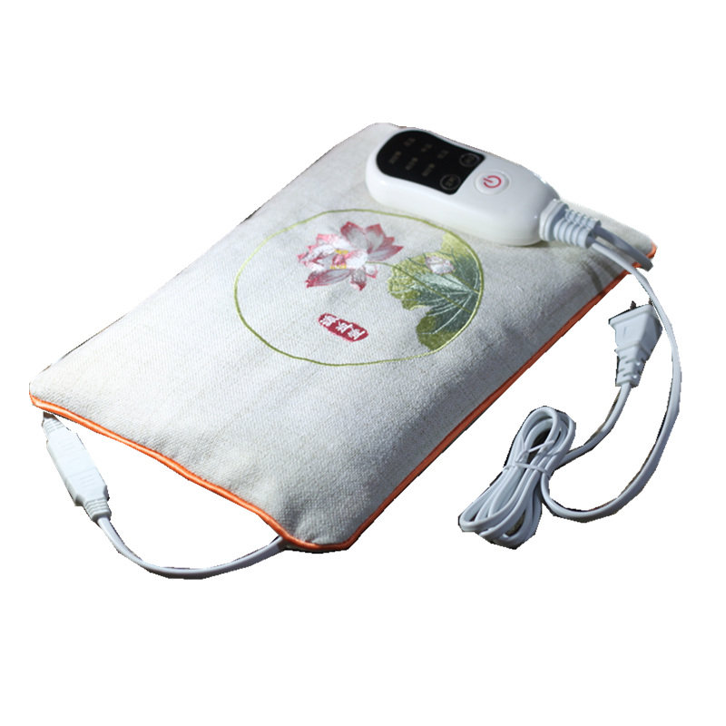 电加热海盐袋子大粒盐粗盐热敷包艾灸艾盐颈椎盐包膝盖理疗袋家用