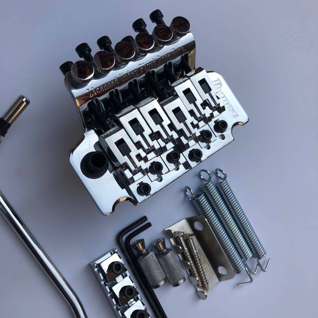 颤音配件吉他镀铬双摇琴桥系统拉弦全套国产其它乐器配件