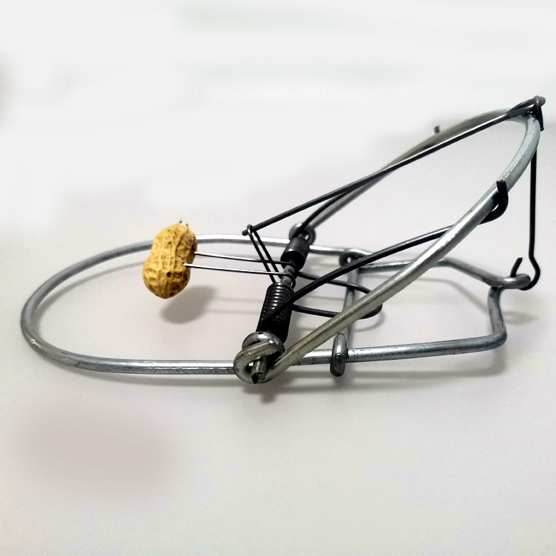 老鼠夹子新款夹圆加厚捕鼠铁质灭鼠神器灭鼠笼