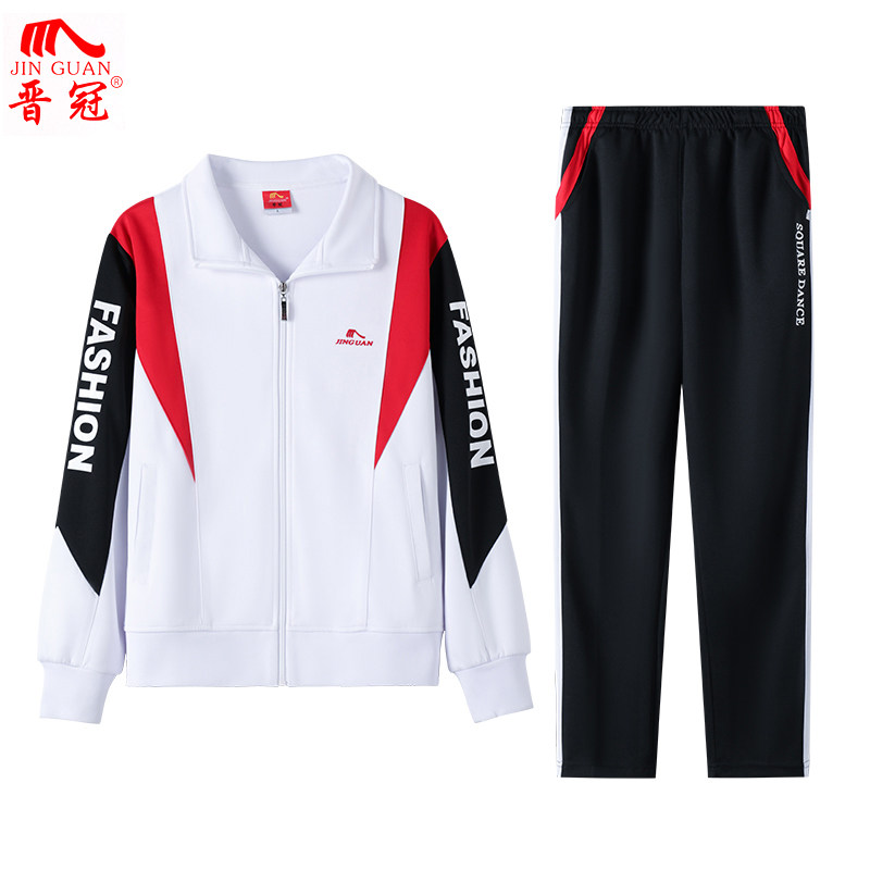新款晋冠佳木斯广场舞运动服中老年健身操宽松南韩时尚运动套装