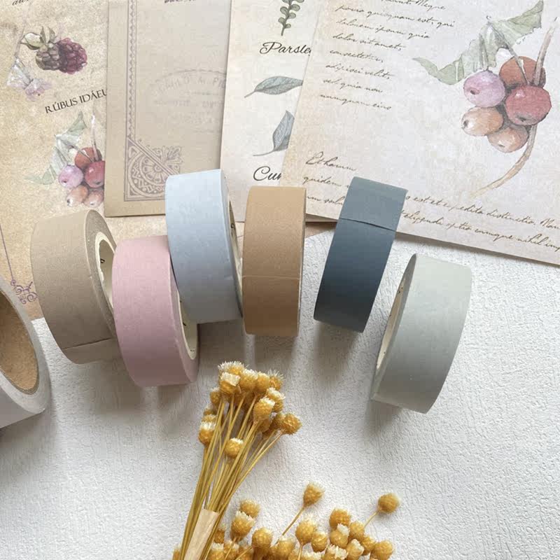 胶带进口口美粘性纸不伤纸风景四边留白胶带