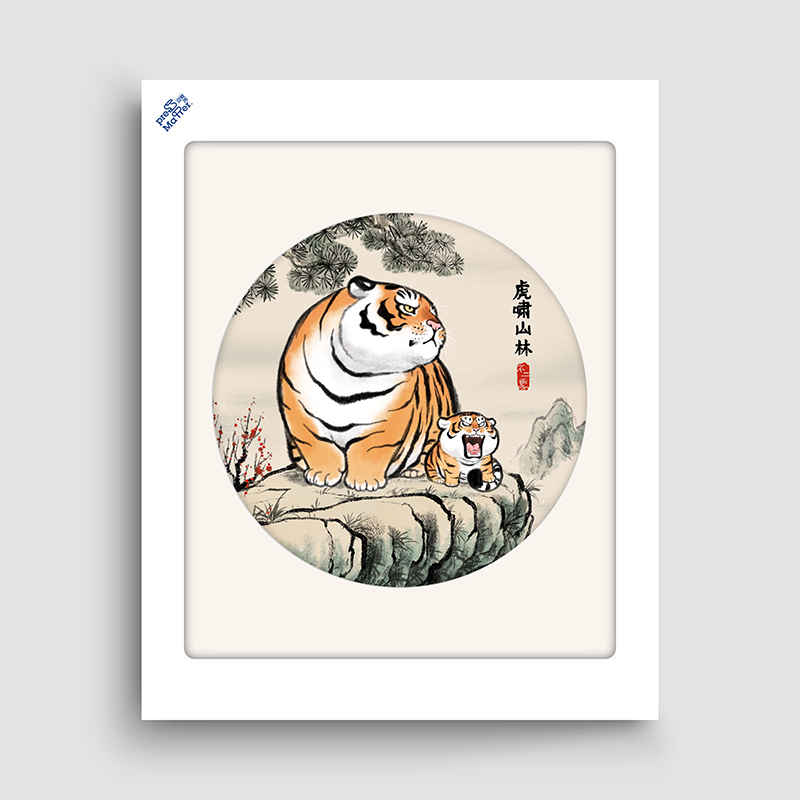 印物所出品不二二马原创版画何事惊慌何事惊慌限量版画