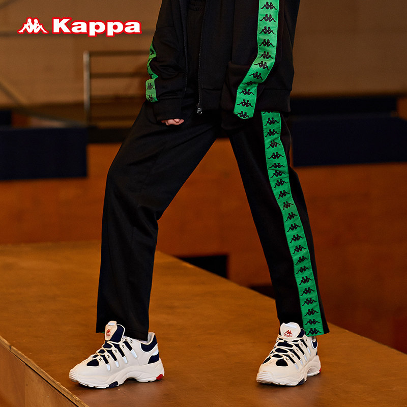 kappa卡帕 banda串标情侣男女运动长裤休闲裤|kparwak61m
