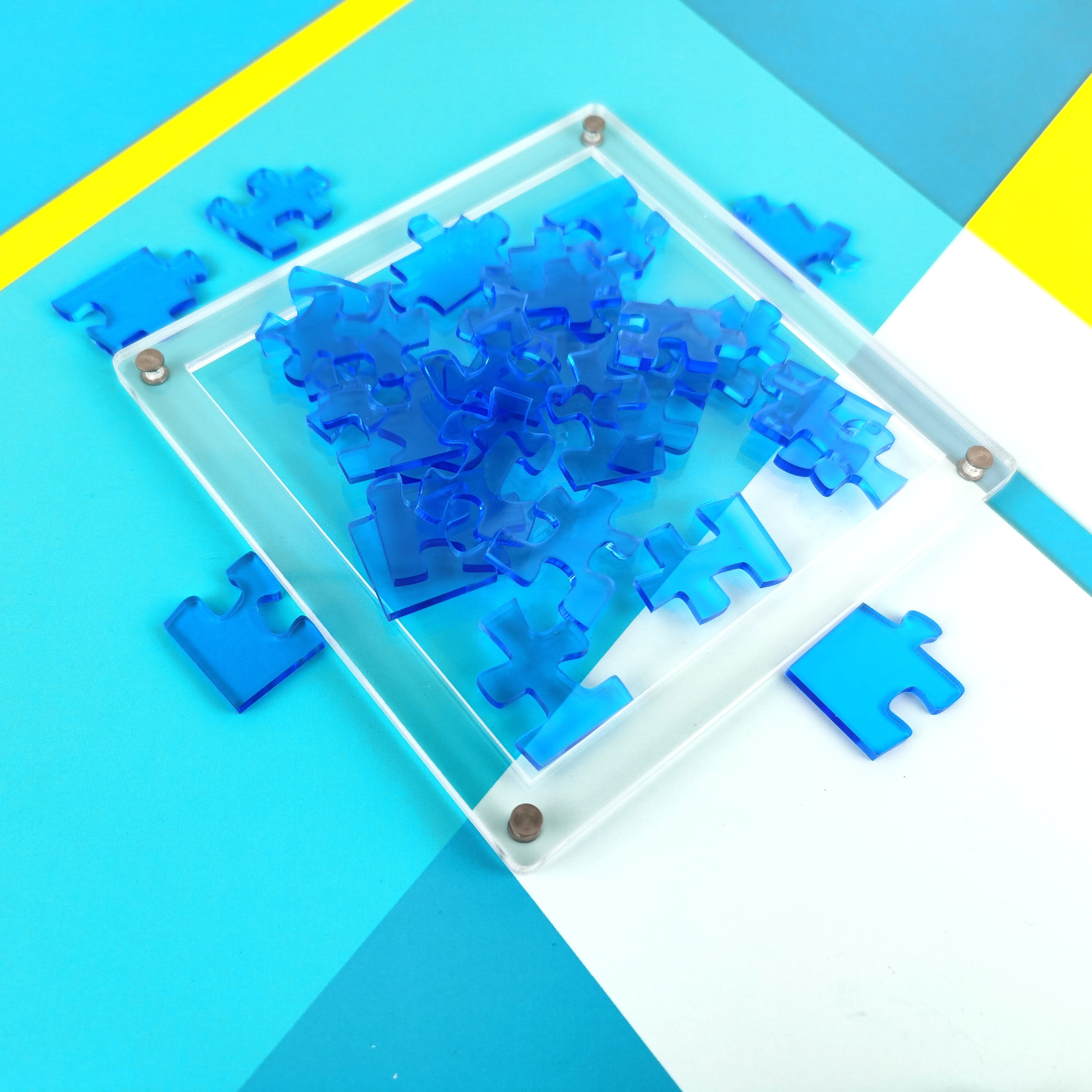 jigsawpuzzle10级超高高难度烧脑透明拼图抖音gm同款拼图