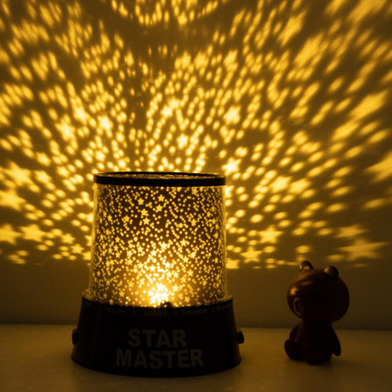 星空投影仪小夜灯卧室床头夜光睡眠满天星星光浪漫小夜灯