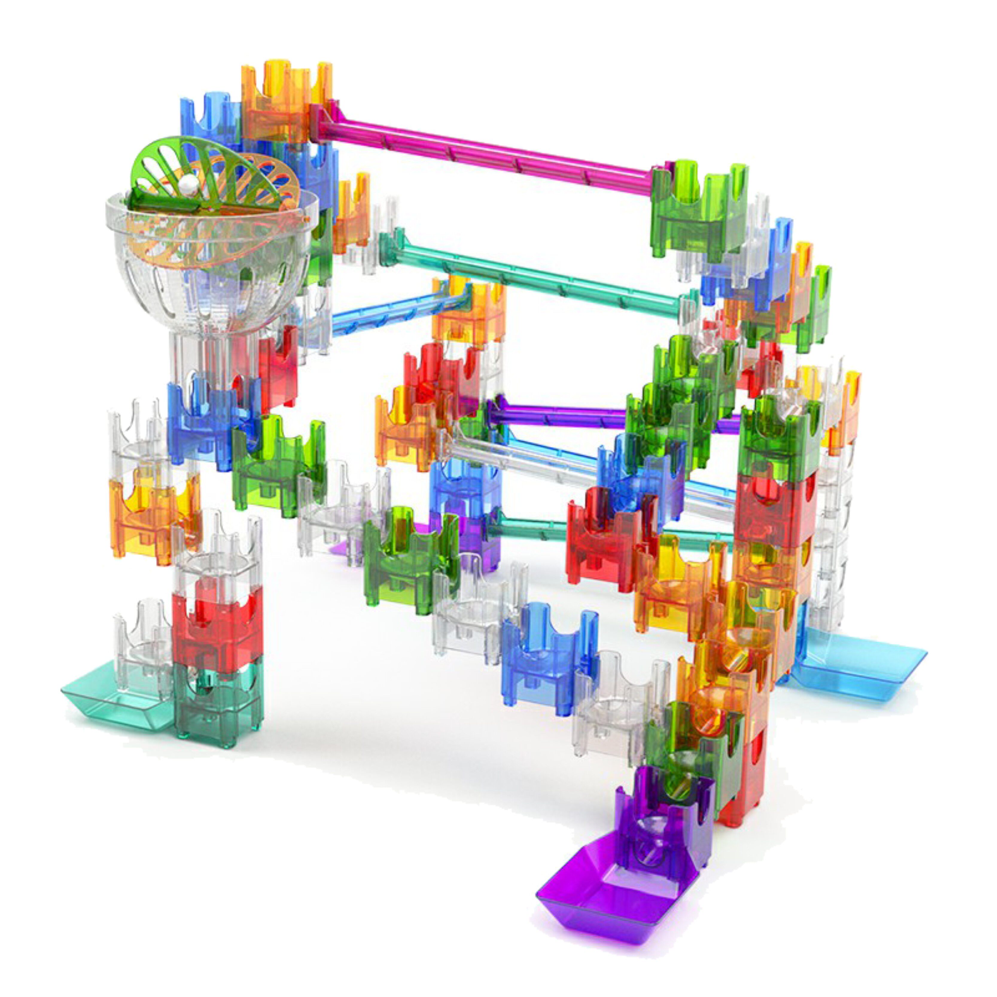 重力力魔管道滚珠拼插积木拼装玩具益智34567810岁建构