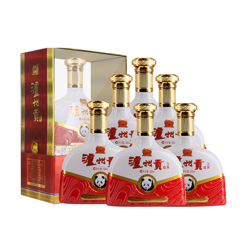 泸州老窖 38度 泸州贡n8 500ml*6 白酒