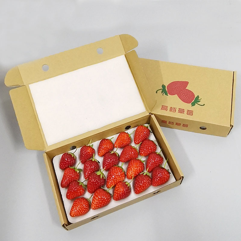 草莓加厚15粒手提精选创意纸箱卡纸三盒包装盒礼品盒