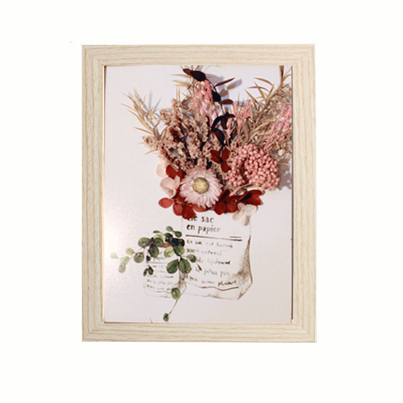 立体干花相框贴花手工diy装饰标本材料包团建标本类装饰画