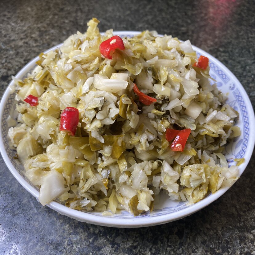 安徽泾县特产农家腌制自制腌菜小白菜酸菜泡菜腌制