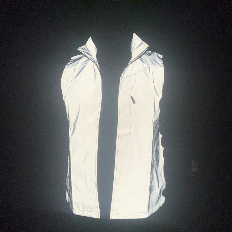 3m反光背心马甲机车哈雷夜间骑行夜跑训练背心