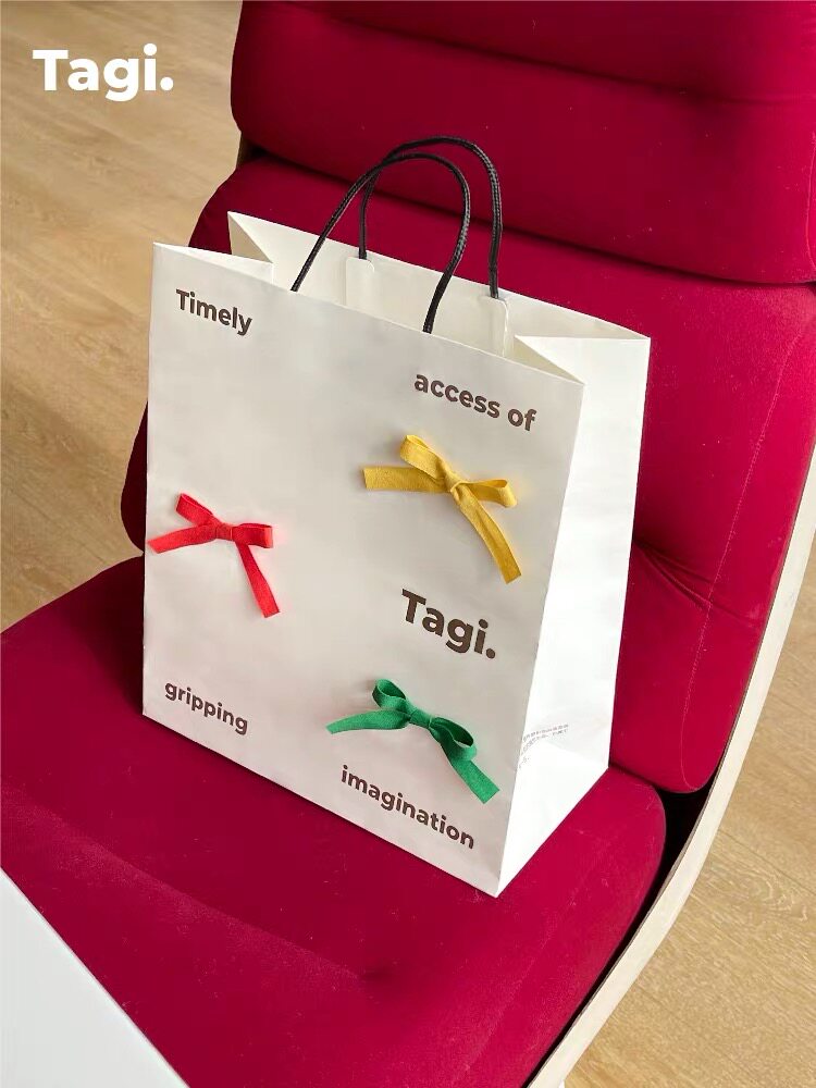 好运礼物纸袋tagiluckygiftbag手工立体蝴蝶礼品礼物礼品袋