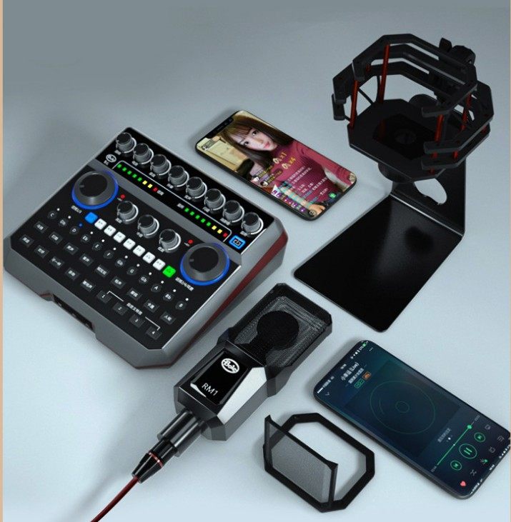 佰乐b6plus专业外置手机直播声卡抖音快手喊麦外置声卡