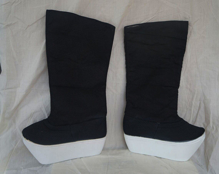 舞龙状元朝延朝靴木底京剧高帮舞狮武生鞋戏古典舞鞋