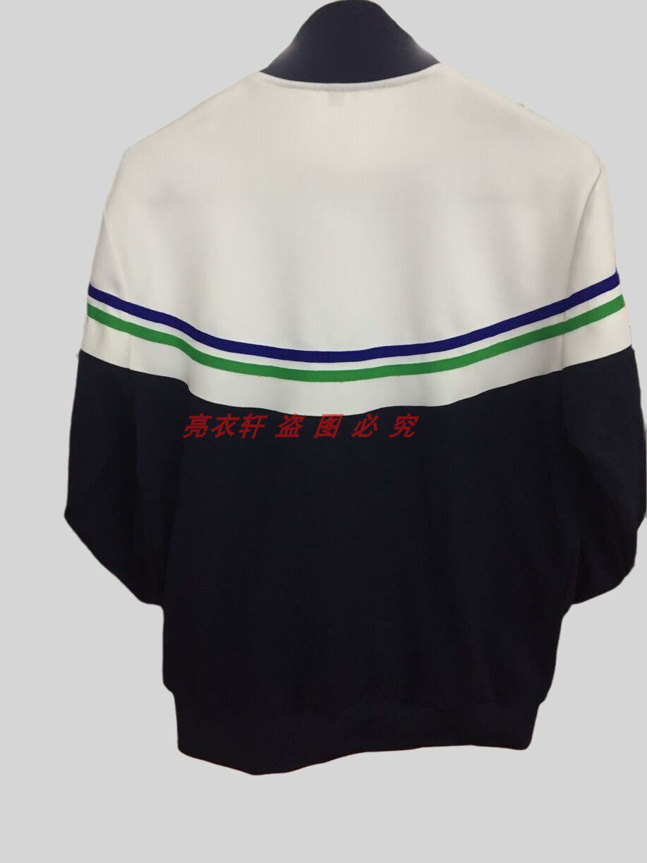 校服天立教育春秋外套初高中小学生上衣白色深蓝色学生校服