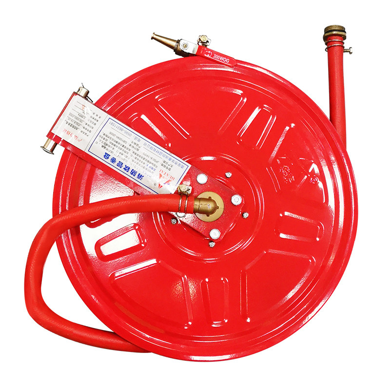 消防软管卷盘喉管自救软盘轻便水龙转盘圈盘消防水带