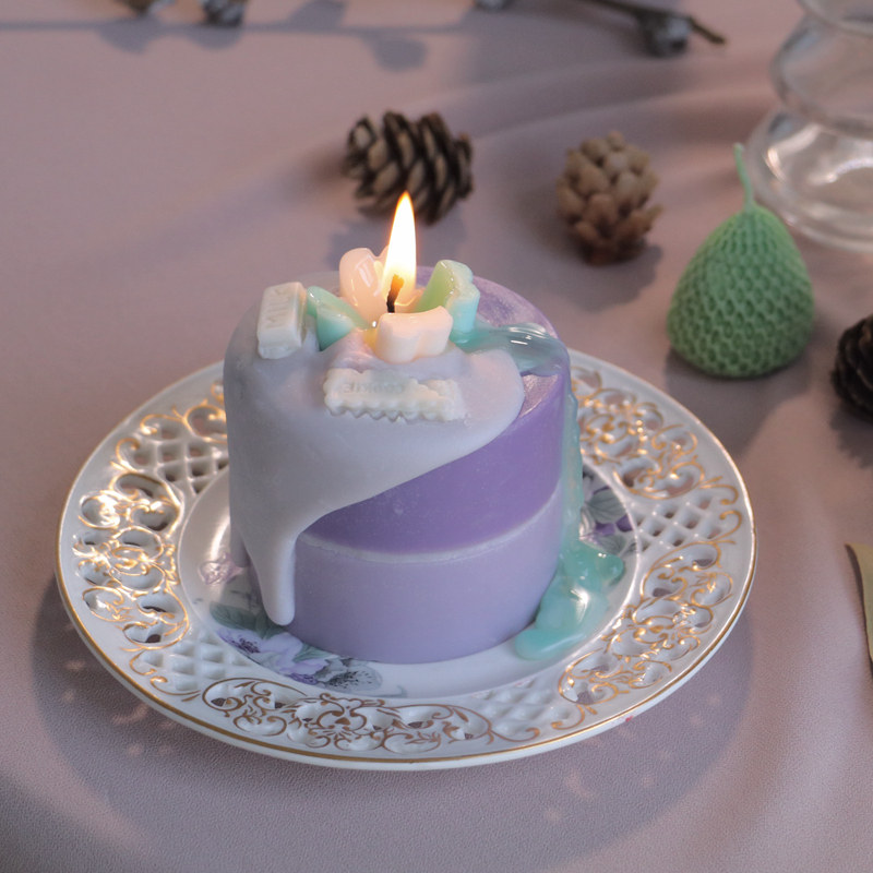 幸运星蜡烛ins香薰小蛋糕原创手工小众生日礼物香薰蜡烛