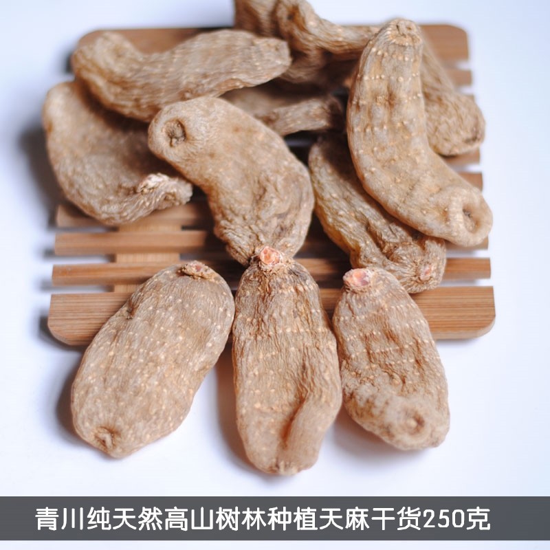 青川天麻野外高山天然种植中药材土特产干货本色天麻