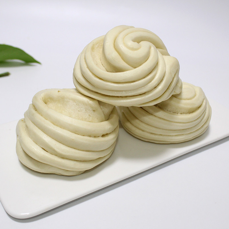 花卷馒头山东农家手工葱油花卷馒头老面花卷馍馍早餐面食特产10个