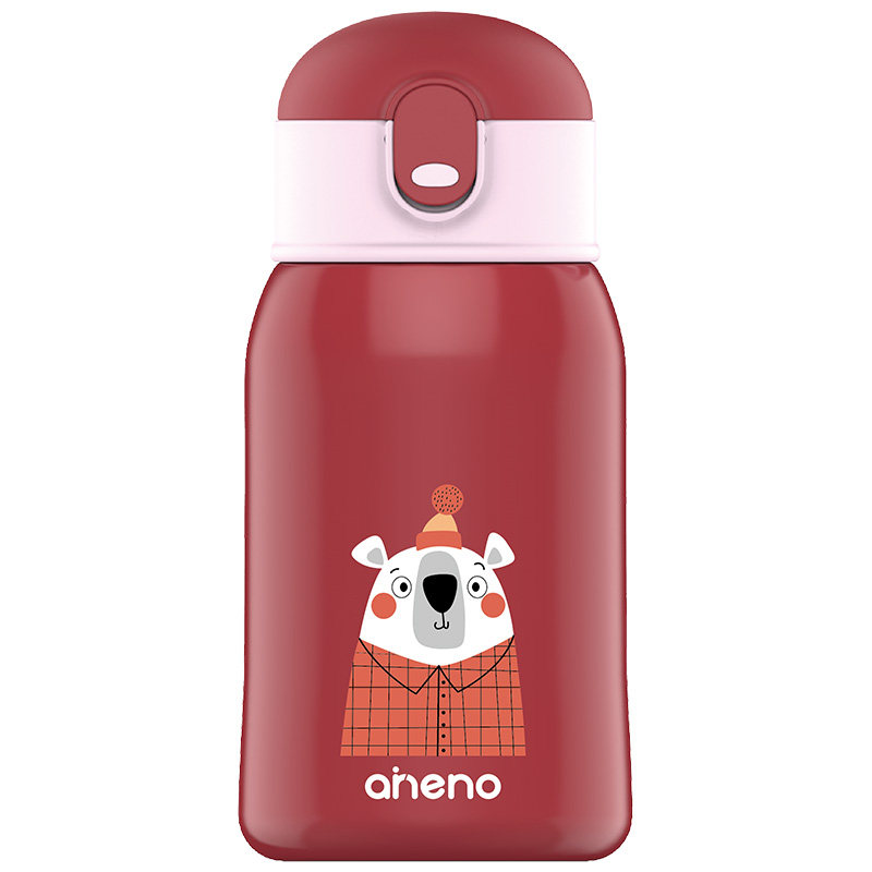 恩尼诺儿童保温吸管水杯直饮不锈钢宝宝幼儿园多用水杯