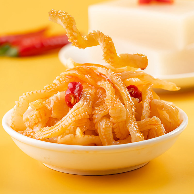 胡婆婆魔芋爽素毛肚辣条丝即食香辣小零食小包装休闲食品